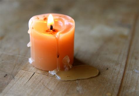 candle wax duplication.